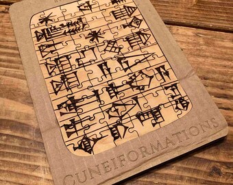 Laser Cut Cuneiform Jigsaw Puzzle