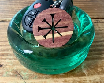 Cuneiform Sign Laser Cut Keychain