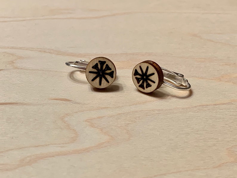 Clip-on Earrings Cuneiform Sign image 3