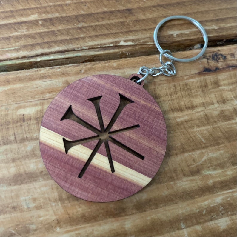 Cuneiform Sign Laser Cut Keychain image 2