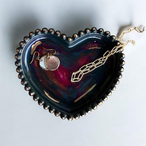 Heart Shaped catch all , jewelry tray