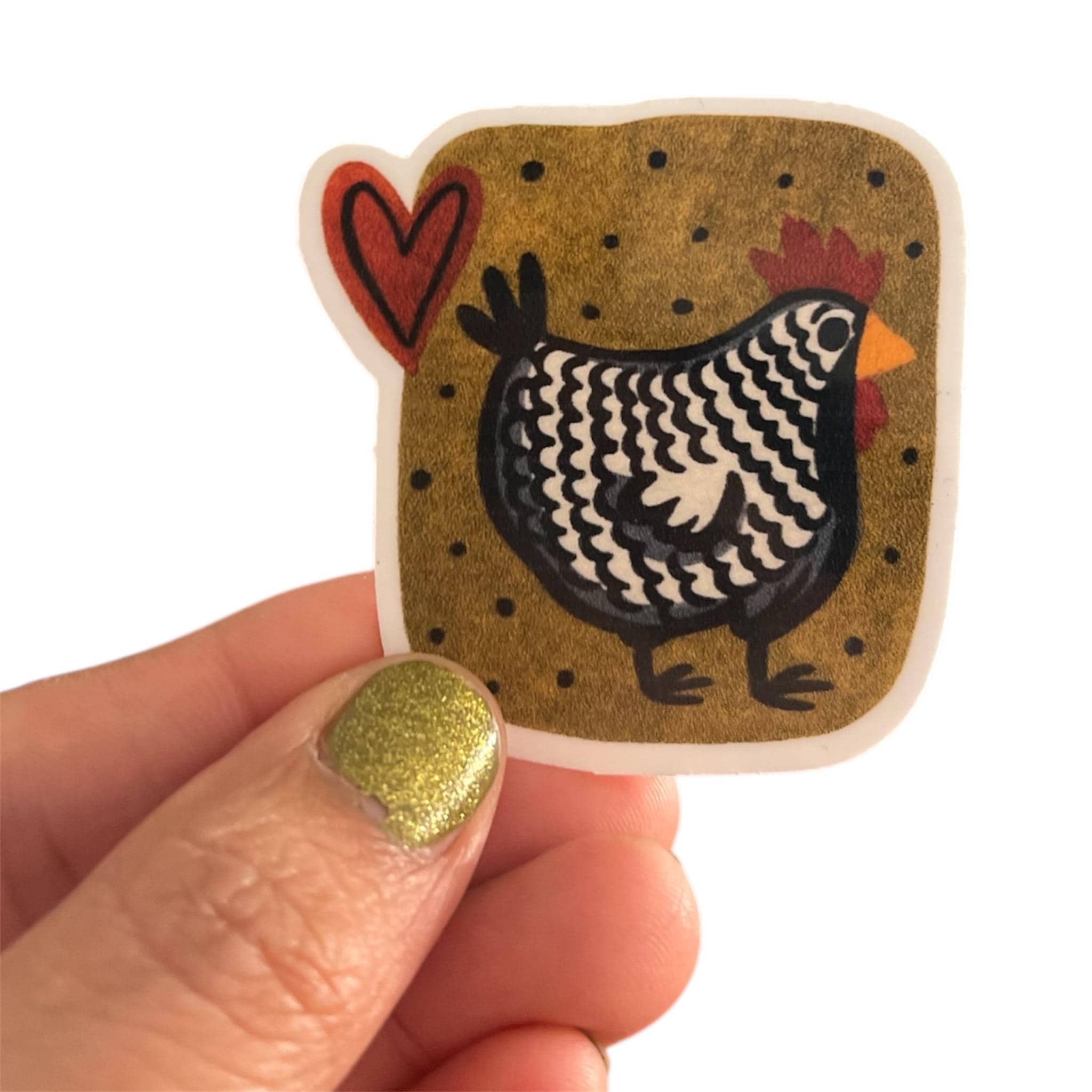 Chicken Sticker , Chicken Decal , Waterproof Chicken Sticker , Journal ...