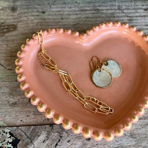 Heart Shaped catch all , jewelry tray
