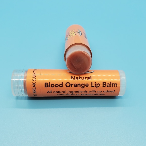 All natural Blood Orange Lip Balm