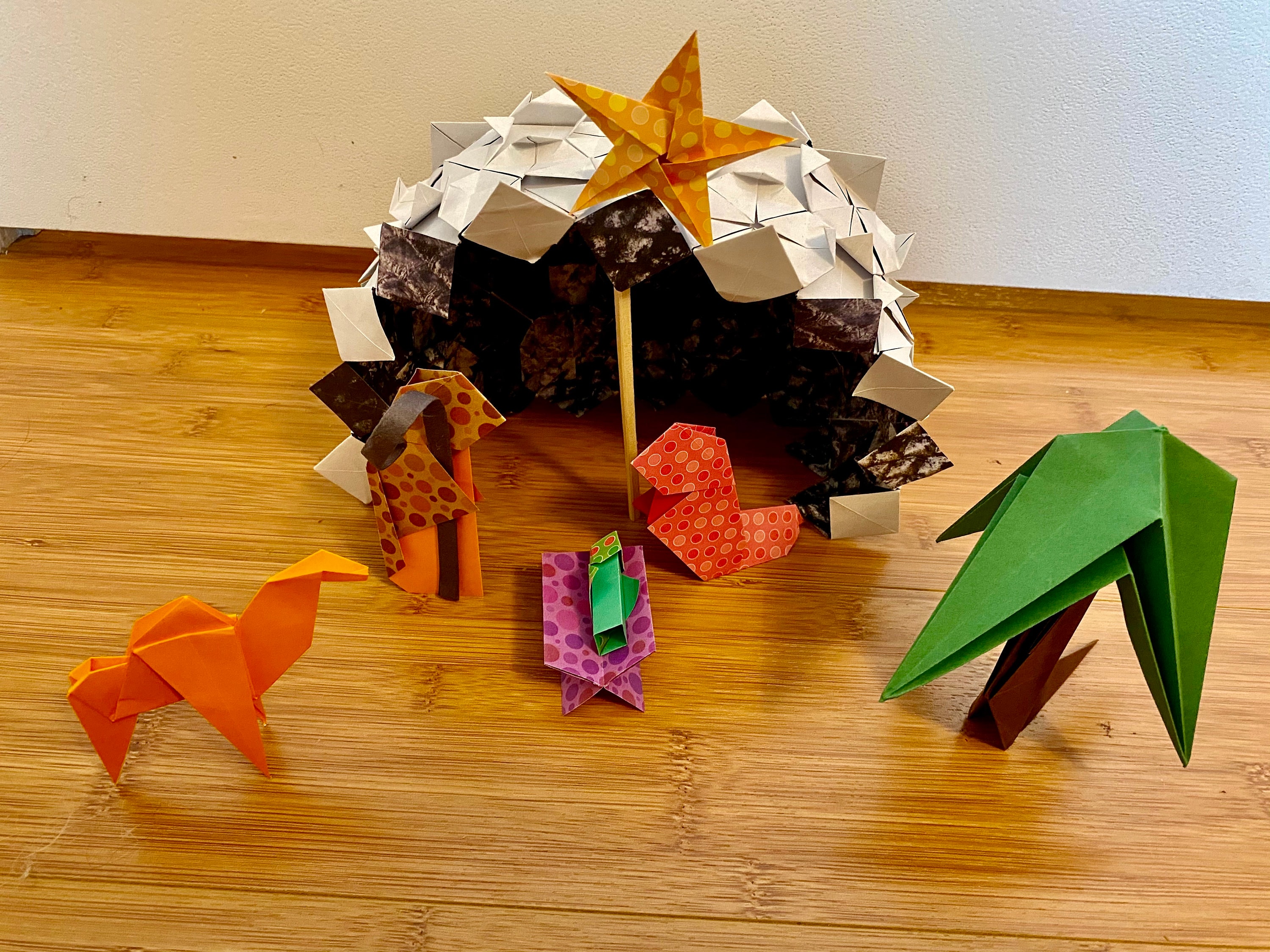 Origami Nativity Scene / Nacimiento de Origami Etsy