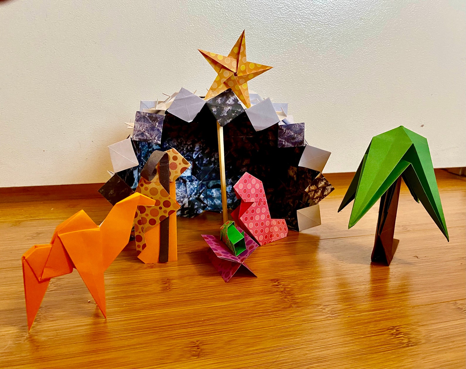 Origami Nativity Scene / Nacimiento de Origami Etsy