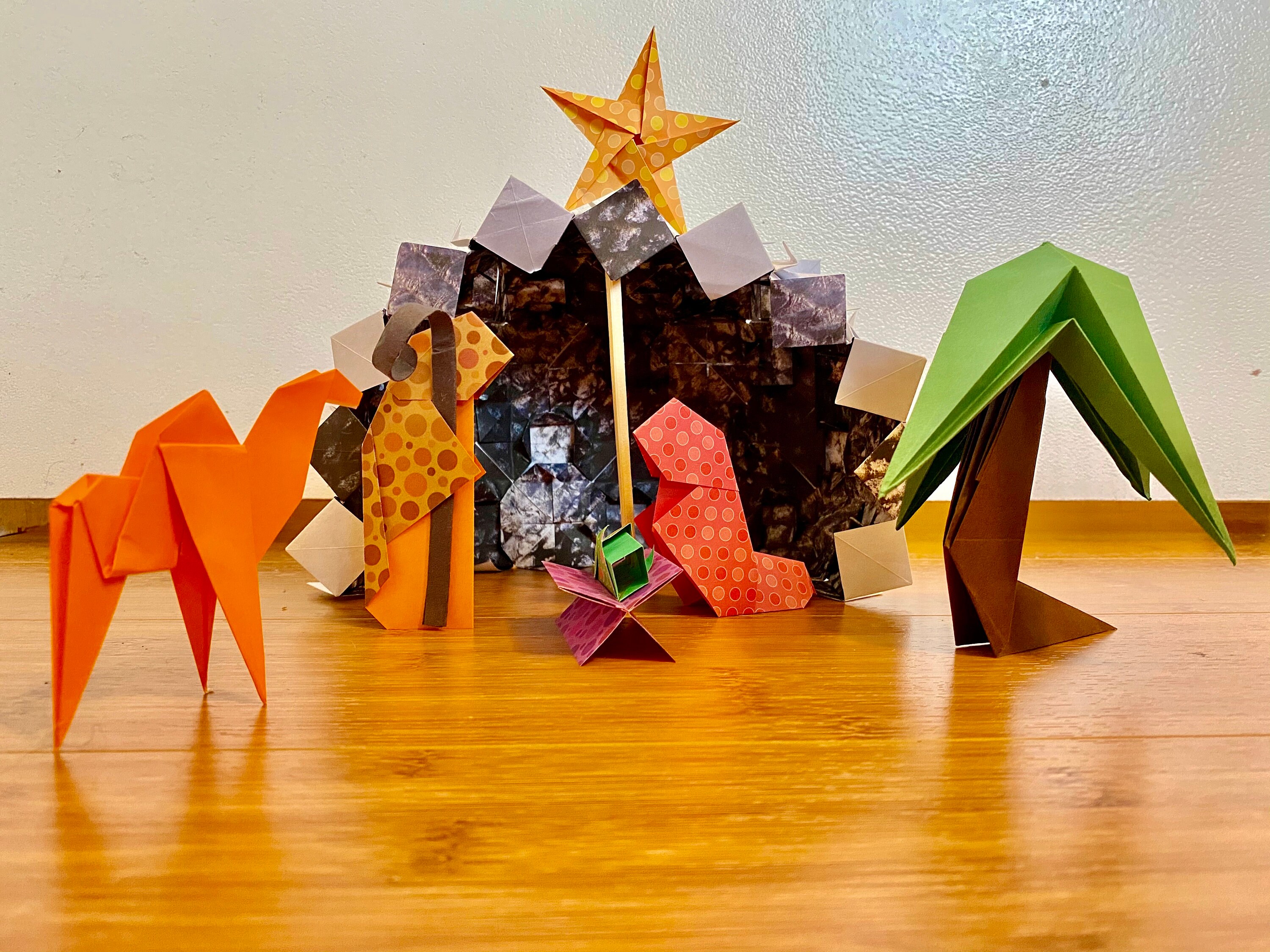 Origami Nativity Scene / Nacimiento de Origami Etsy
