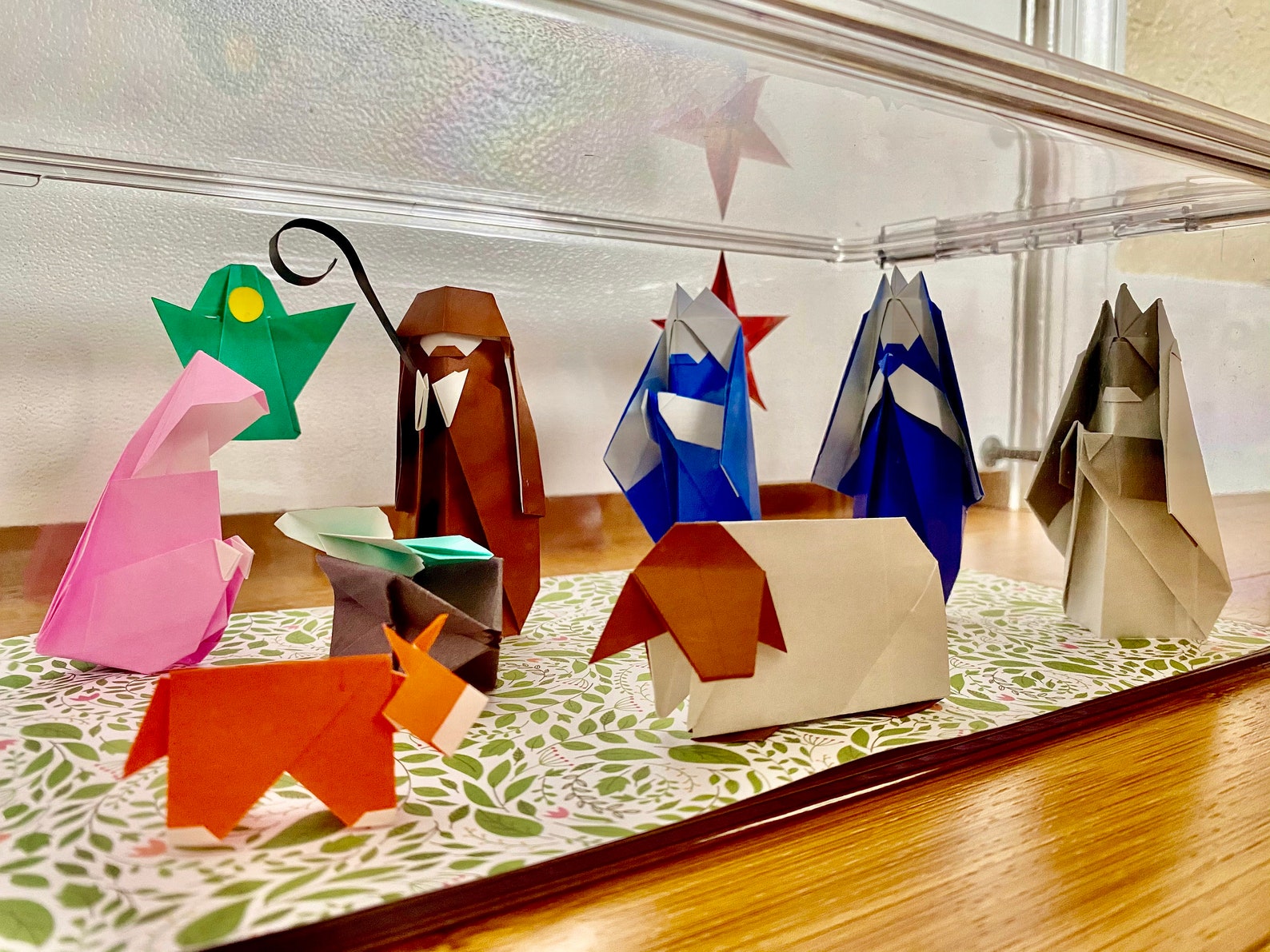 Origami Nativity Scene / Nacimiento de Origami Etsy