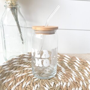 Plant Mom Beer Can Glass