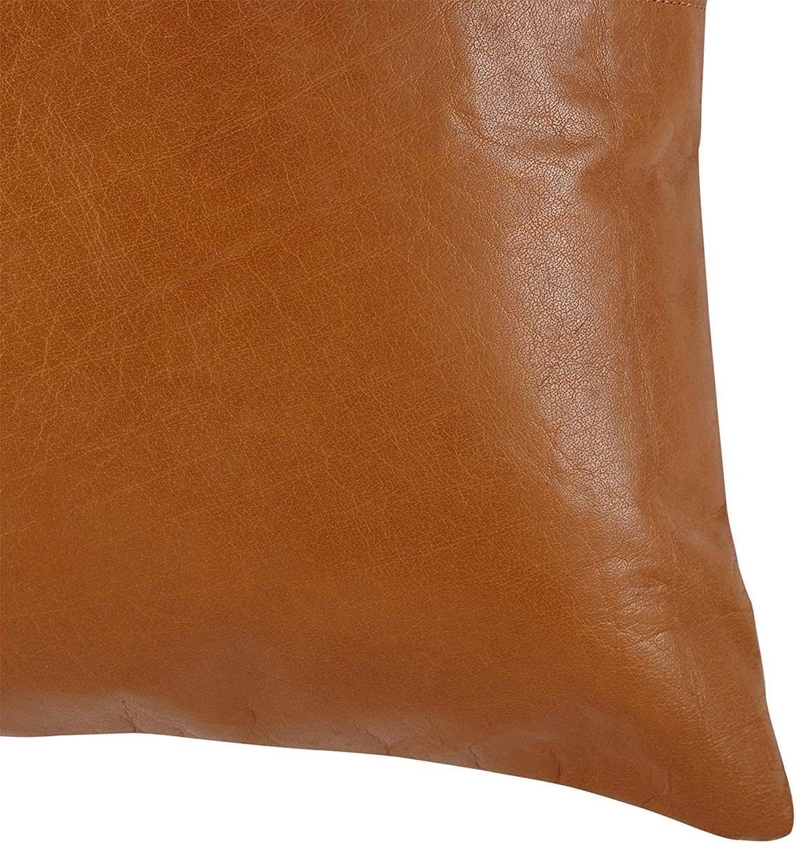 Genuine Leather Cushion Covers Soft Leather Pillow Case Gift Etsy