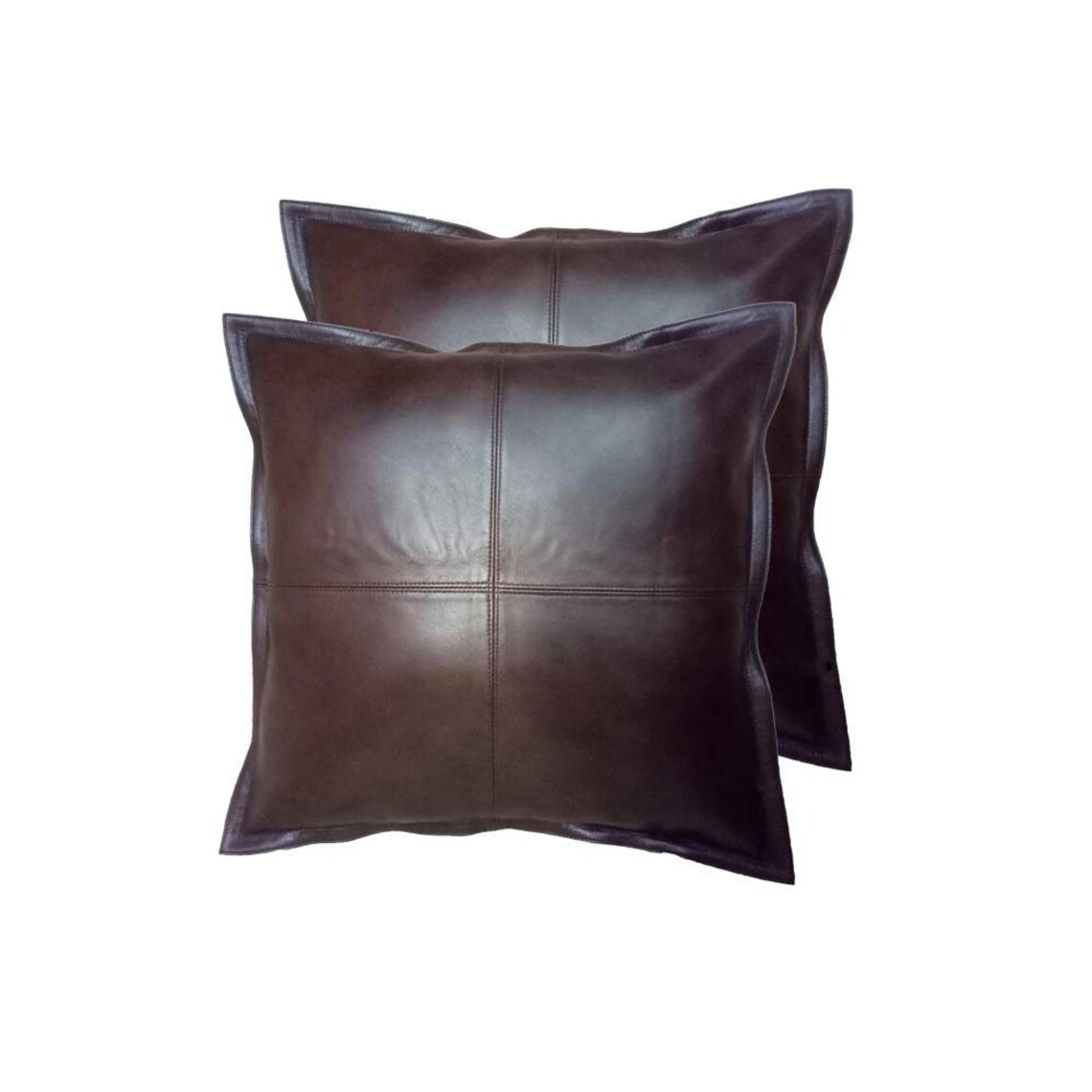 Genuine Leather Cushion Covers Soft Leather Pillow Case Gift Etsy