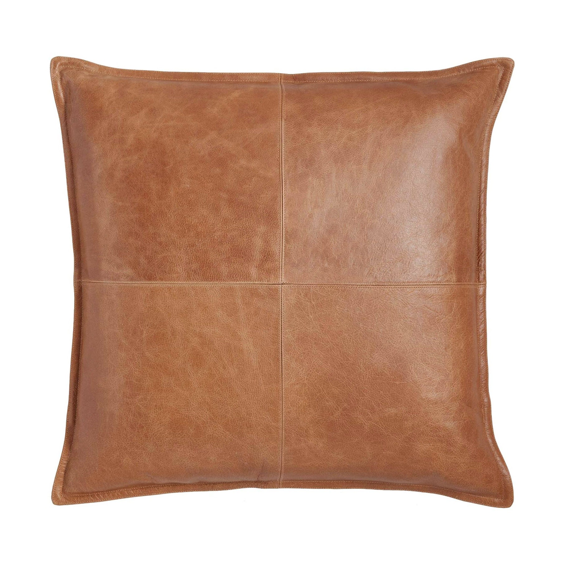 Full Grain Genuine Leather Cushion Covers Soft Leather Pillow Etsy