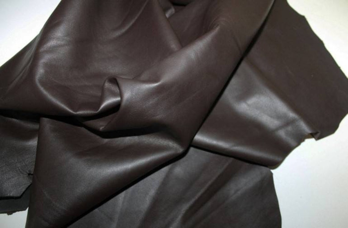 BROWN Lambskin Genuine Nappa Leather soft material for sewing Etsy