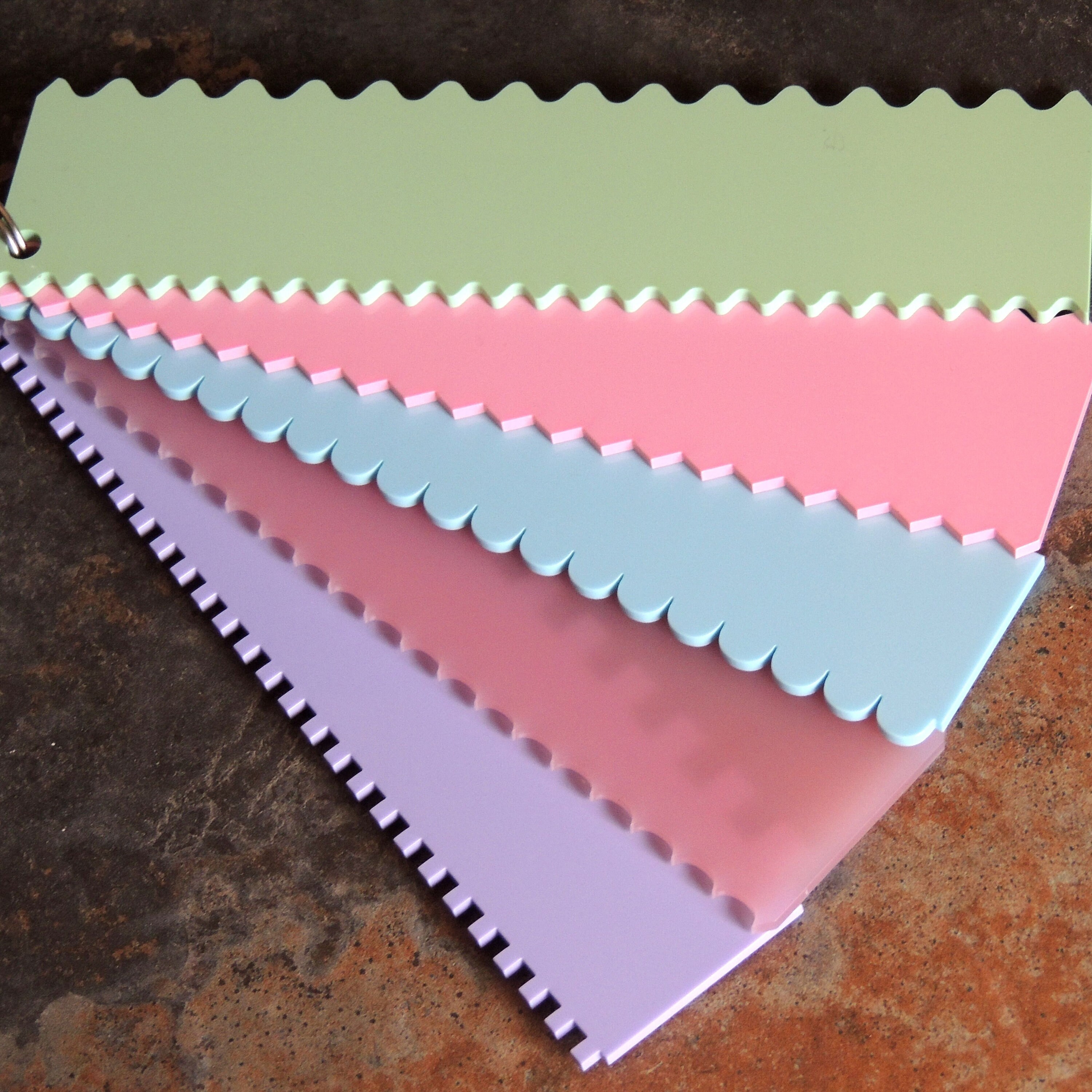 DIGITAL CRAFT FILE Cake Scrapers pack vol 1 Etsy