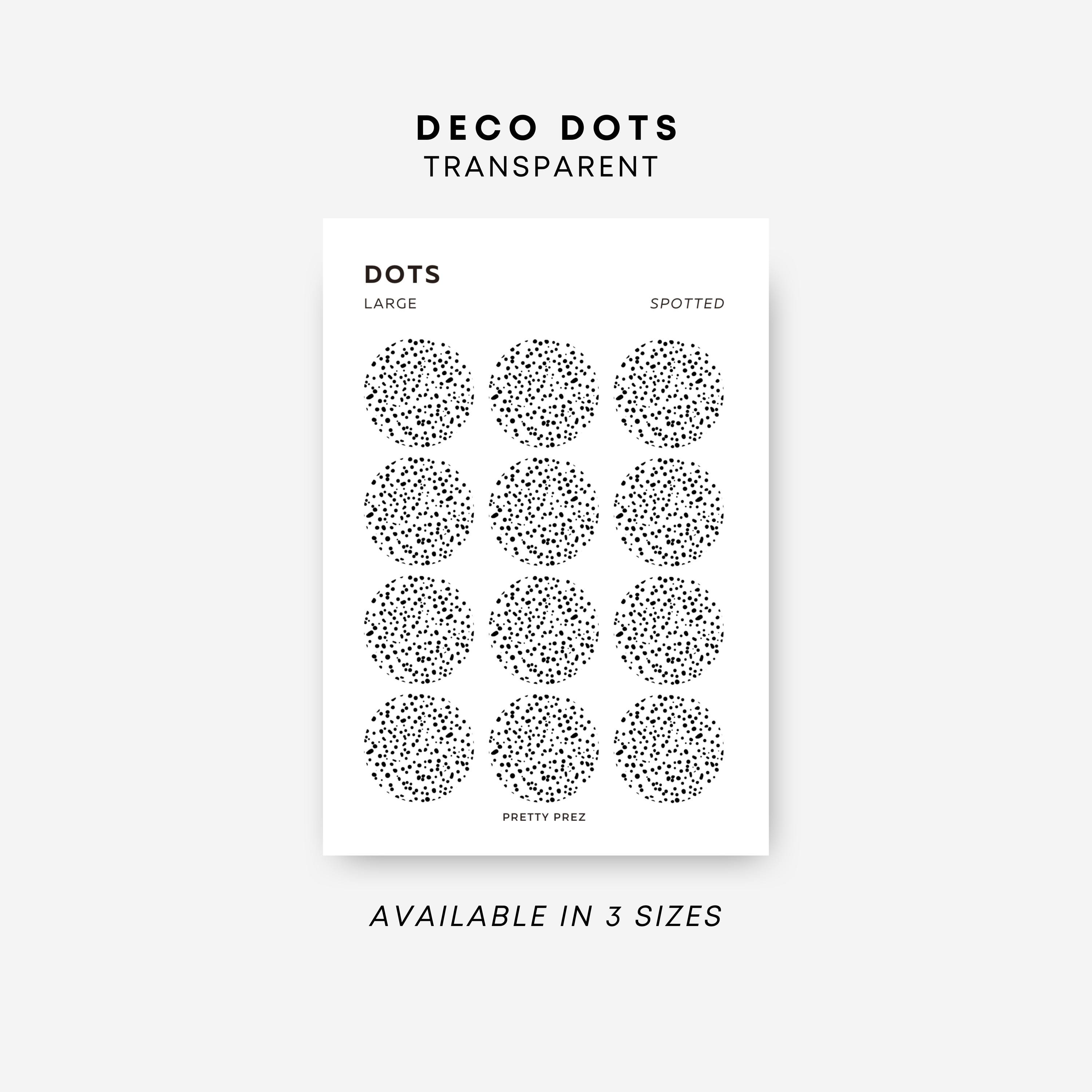 Deco Dot Stickers | Spotted | Mini, Medium, Large | Minimal Sticker ...