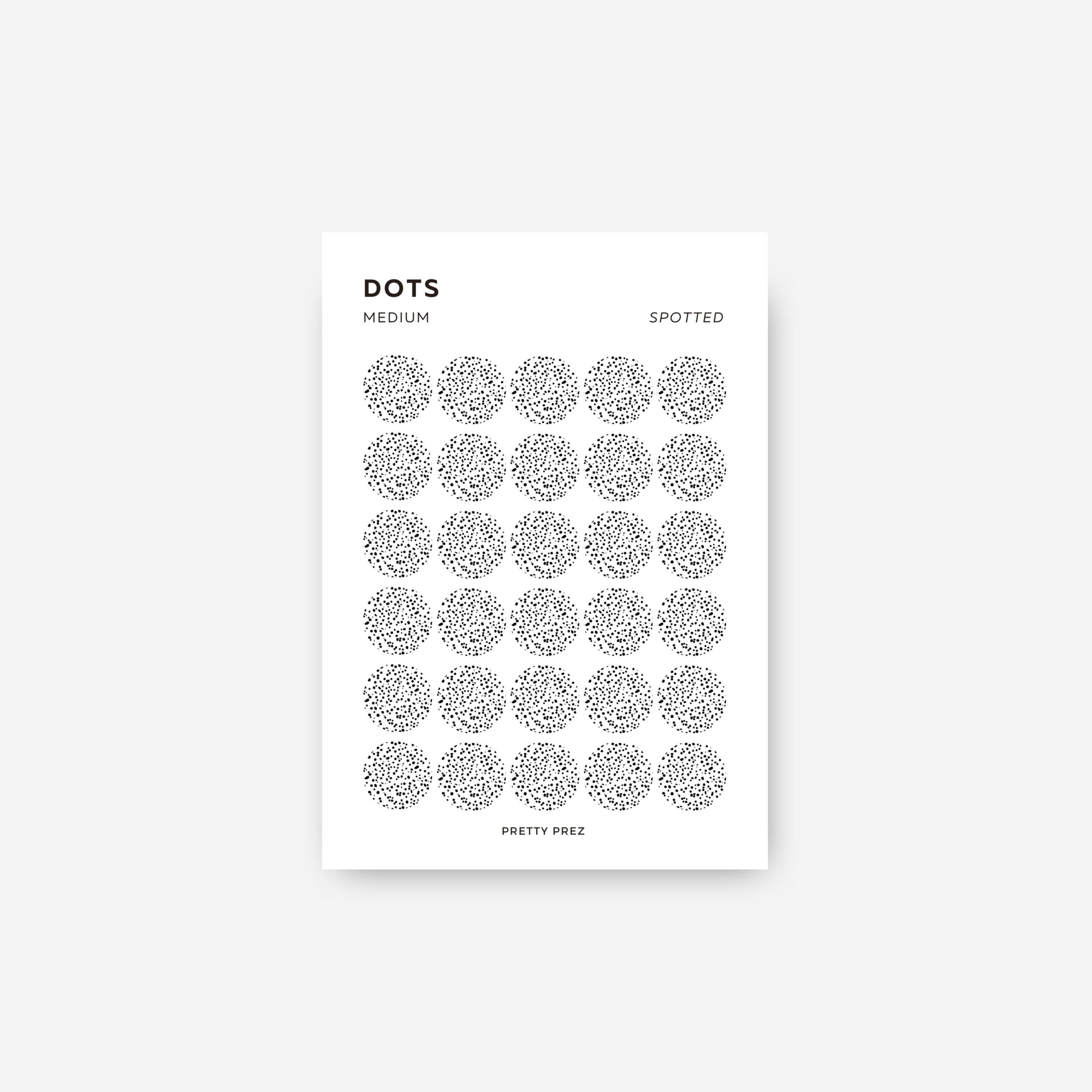 Deco Dot Stickers | Spotted | Mini, Medium, Large | Minimal Sticker ...