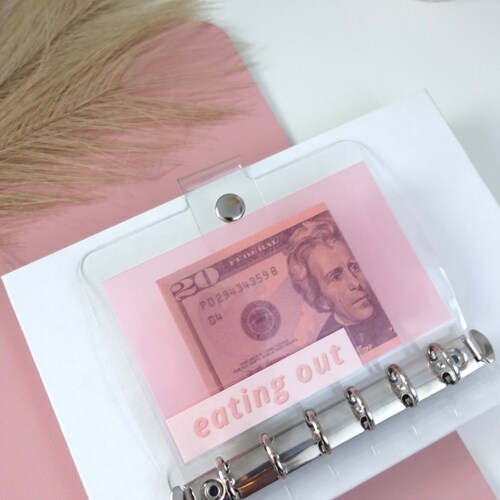 A7/POCKET Luxe Zipper Laminated Cash Envelopes Customizable Etsy UK