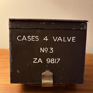 Vintage Metal Spare Valves Case No.3 ZA 9817 - Etsy