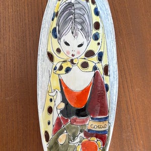 Vintage Italian Coccio ceramic dish