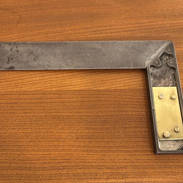 Spear & Jackson CTS9 9-Inch Carpenter's Try Square – Hardwood Stock With Brass Faces & Spring Steel Blade