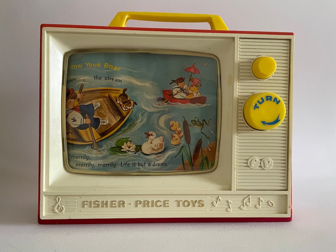 Vintage Fisher Price Giant Screen Music Box Etsy UK