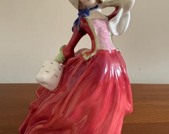 Vintage Royal Doulton bone china 'Autumn Breezes' figurine
