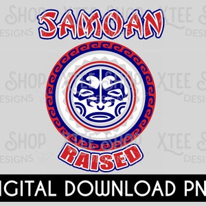 Samoan Tribal Design PNG: Polynesian Tiki File (Digital Download)