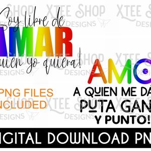 Soy Libre LGBT PNG: Spanish Pride Design (Digital Download)