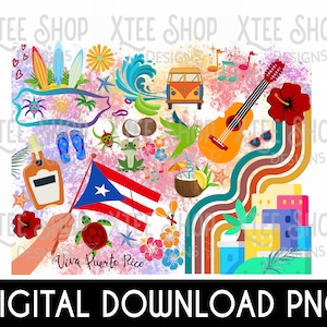 Boricua tumbler sublimation wrap PNG digital file, Puertorican native elements with flag in a design for skinny tumbler, mugs and more