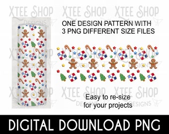 Dominican Republic Christmas Pattern: PNG Wrap Design (Digital Download)
