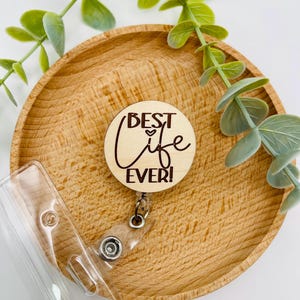 Personalized JW Badge Reel with Card Holder