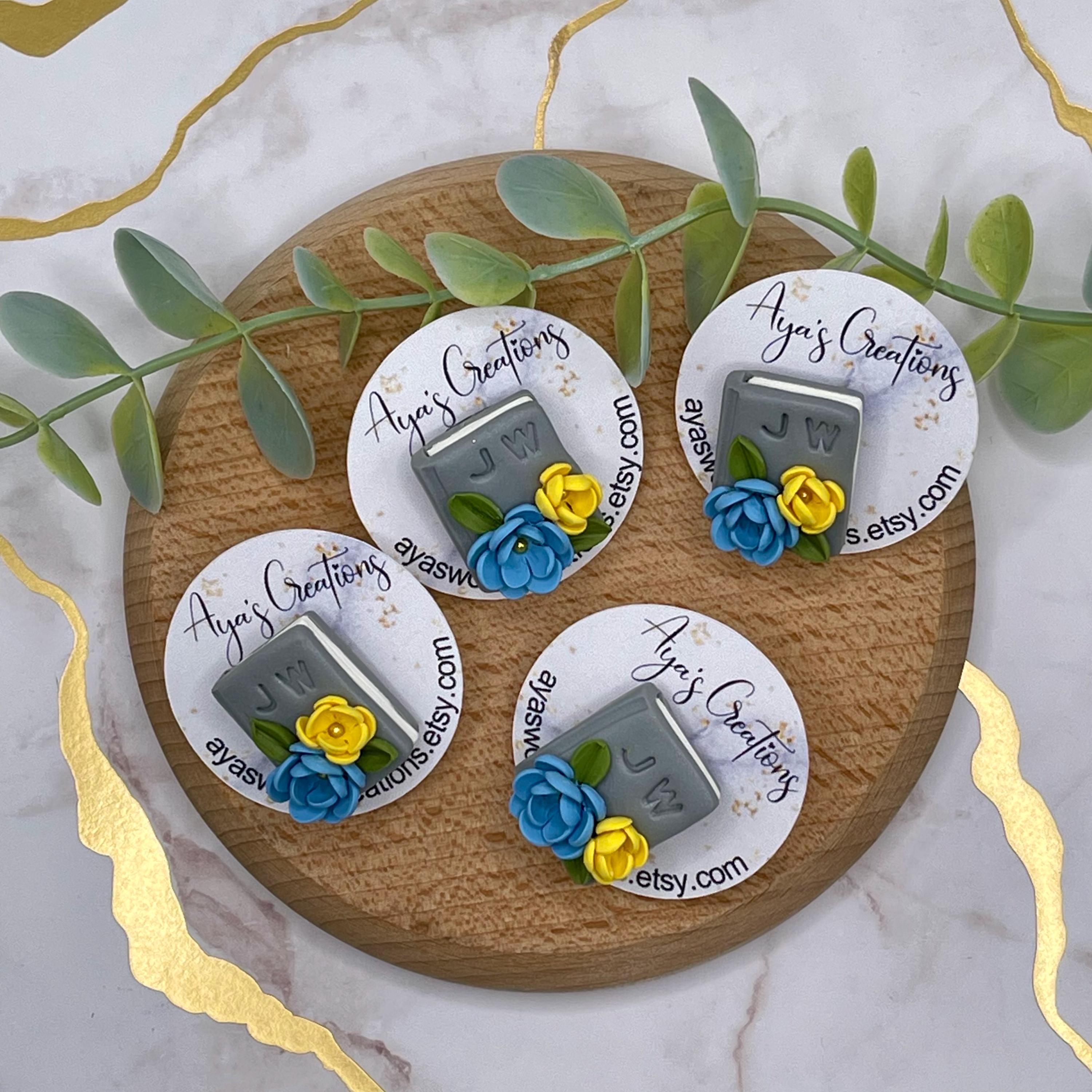 JW Bible Pin: Polymer Clay Pioneer Gift - Etsy