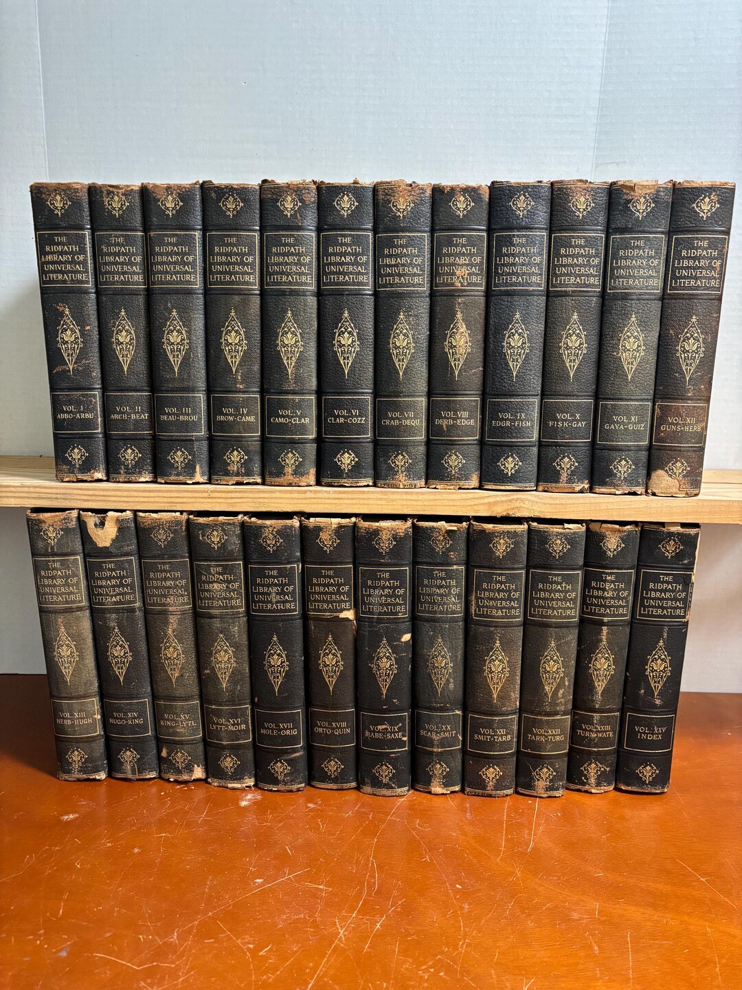 Victoria Ridpath 1906 Ridpath Library of Universal Literature, Deluxe Edition, 25 Volume ...