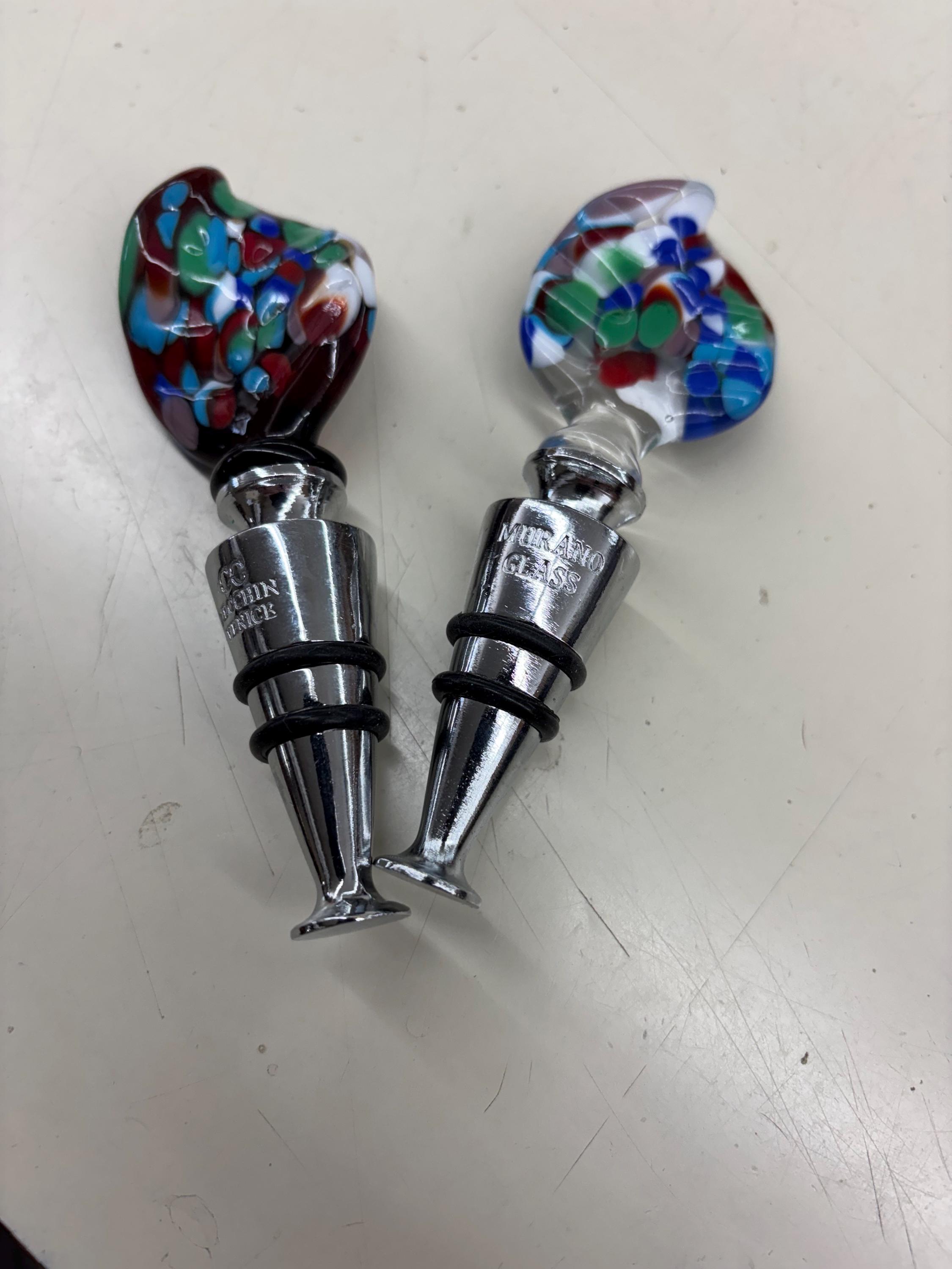 Murano glass bottle stopper - Etsy 日本