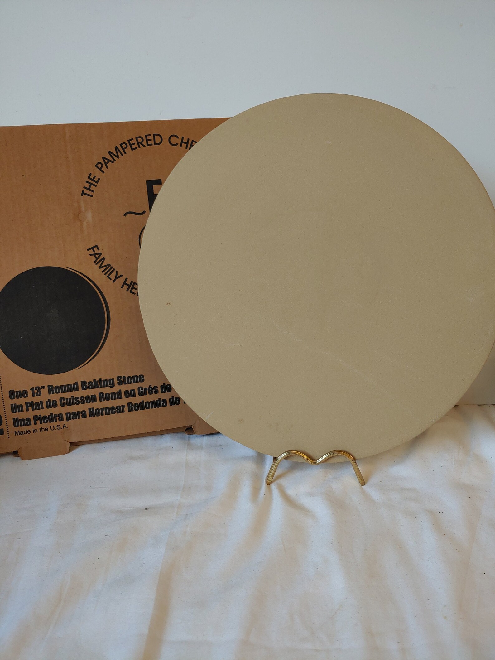 NEW The Pampered Chef Classic Round Stone 13 1340 Etsy