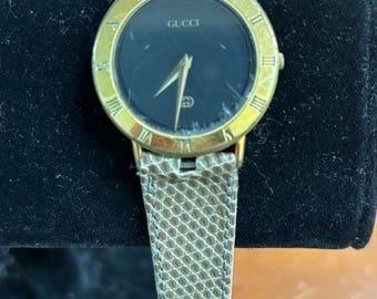 ヴィンテージ 80 年代 希少 グッチ スタック 2200 m 腕時計