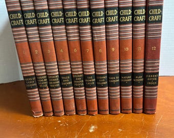 Childcraft-14 Volume Set (hardcover) 1945 - Etsy