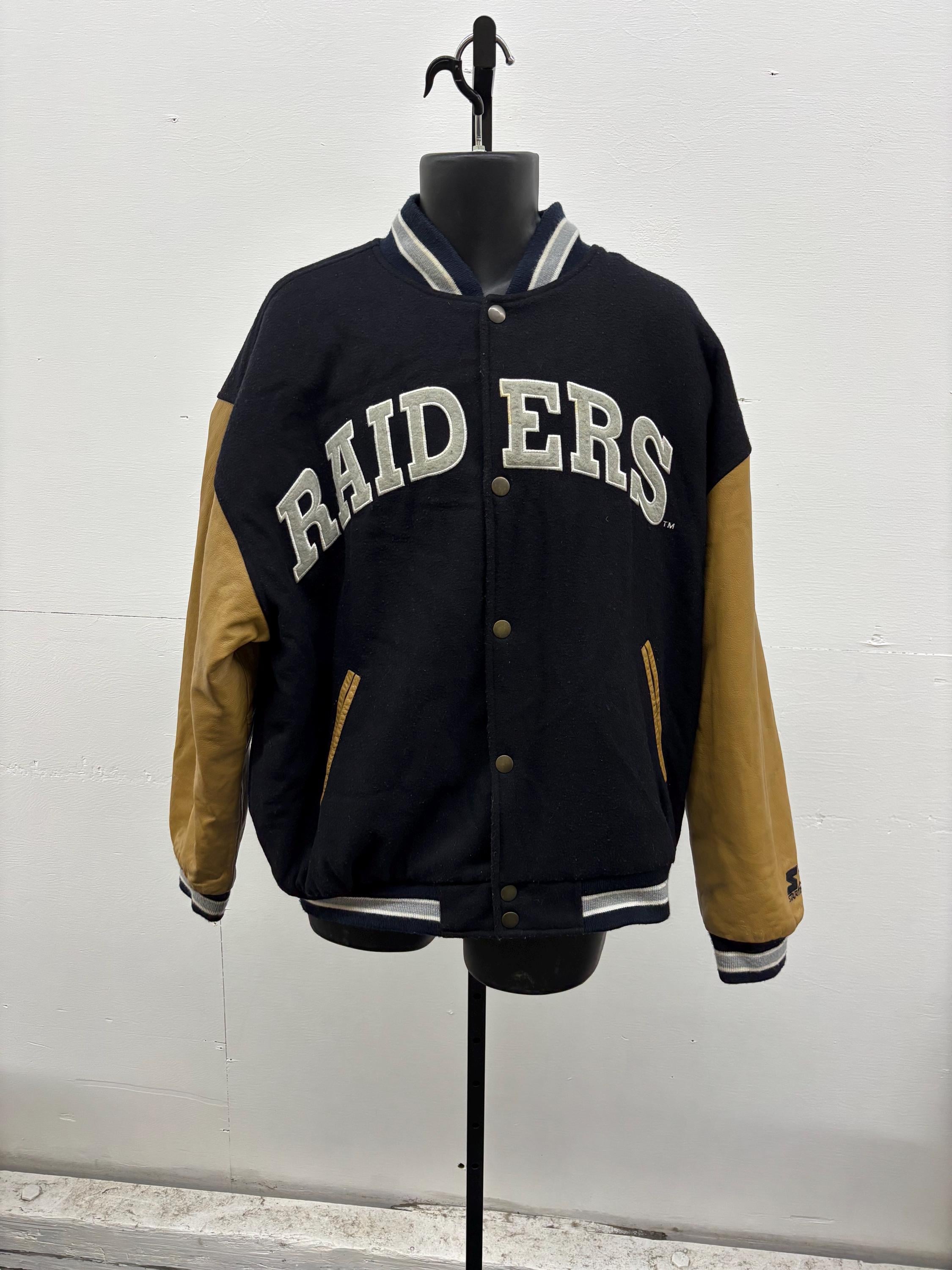 90s Raiders Starter Jackets - Etsy