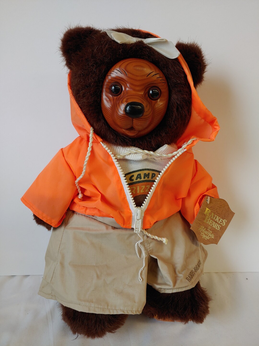 Vintage 1990 Raikes Bears Camp Grizzly Hillary Bear 661431 Etsy