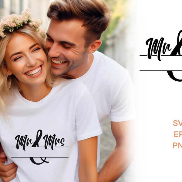 Mr&Mrs SVG, Just married SVG, wedding sign svg, svg files for cricut