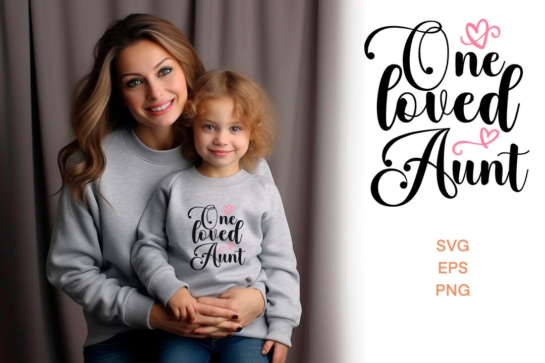 Tante svg, une tante aimée svg, tante svg, cheer tante svg, fichiers