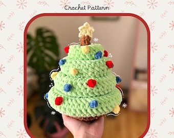 Stapelbarer Weihnachtsbaum Häkelanleitung | PDF-Schnittmuster