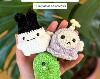 たまごっち くちぱっち かぎ針編みの模様 | たまごっちあみぐるみ