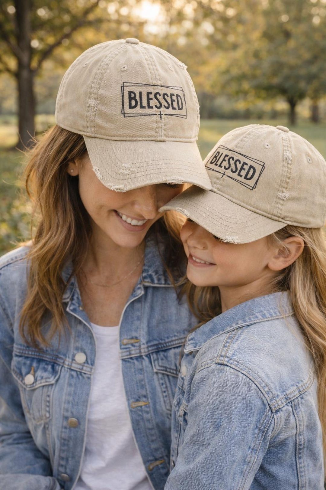 Blessed Hat Embroidered, Christian Distressed Dad Hat, Faith Baseball ...