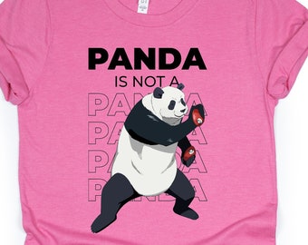 Not a Panda shirt| Bella Canvas | MANGA | Anime | JJK inspired