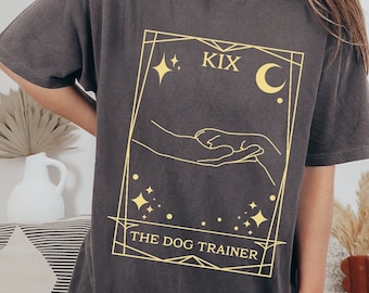 Dog Trainer Tarot Card T-Shirt - Comfort Colors Tee