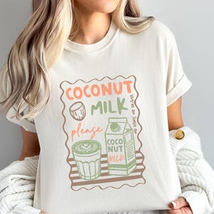 coconut milk color shirt