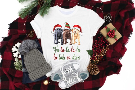 Santa Chocolate Labrador Christmas Gift T-Shirt Santa Chocolate Labrador Christmas Gift T-Shirt