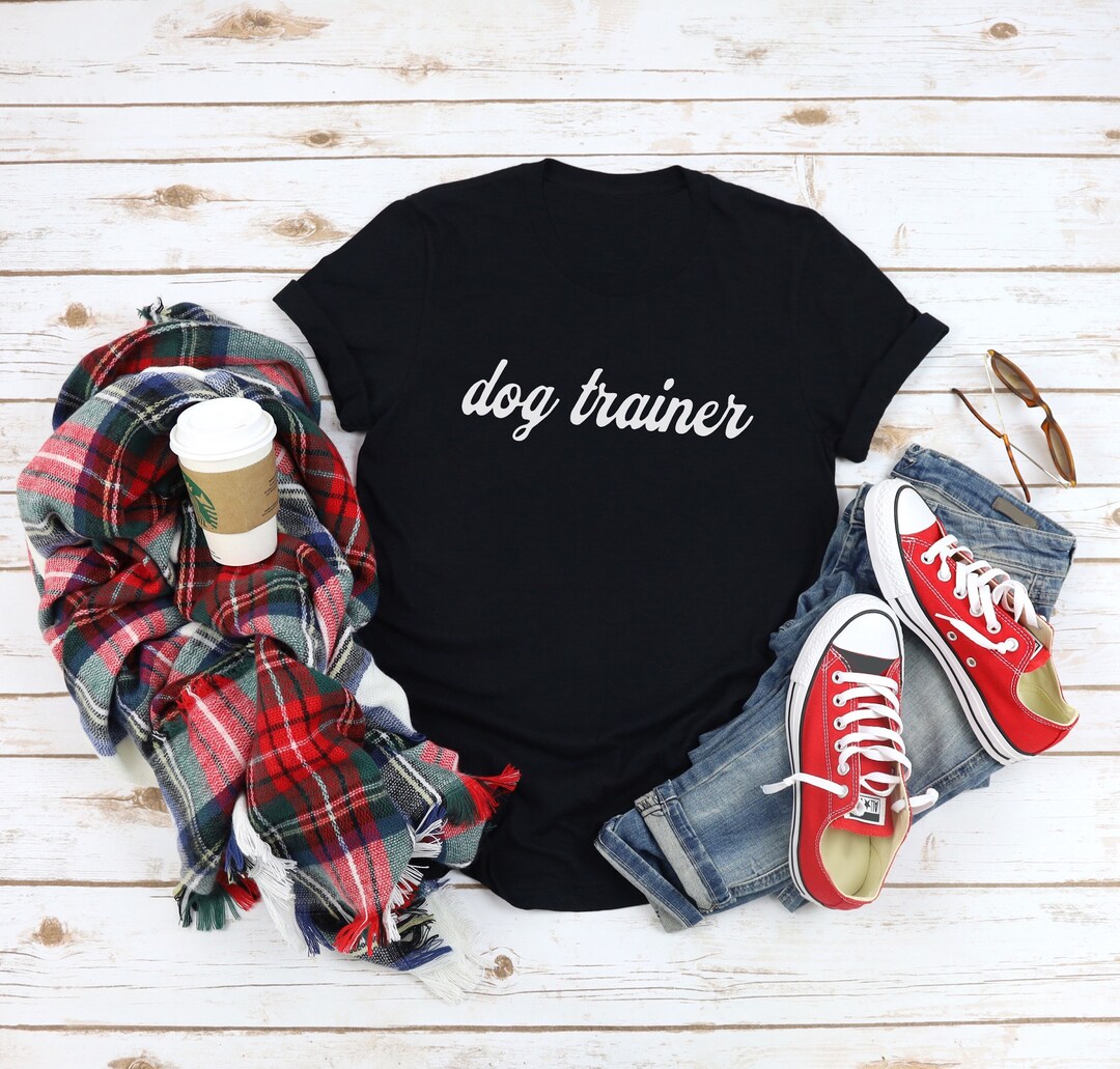 Dog Training Tshirt, Simple Dog Trainer Shirt, Dog Trainer Gift, Staff