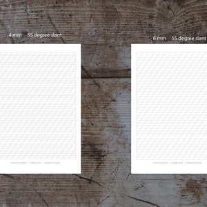 Printable Calligraphy Guide Sheets Ideal for Practicing - Etsy